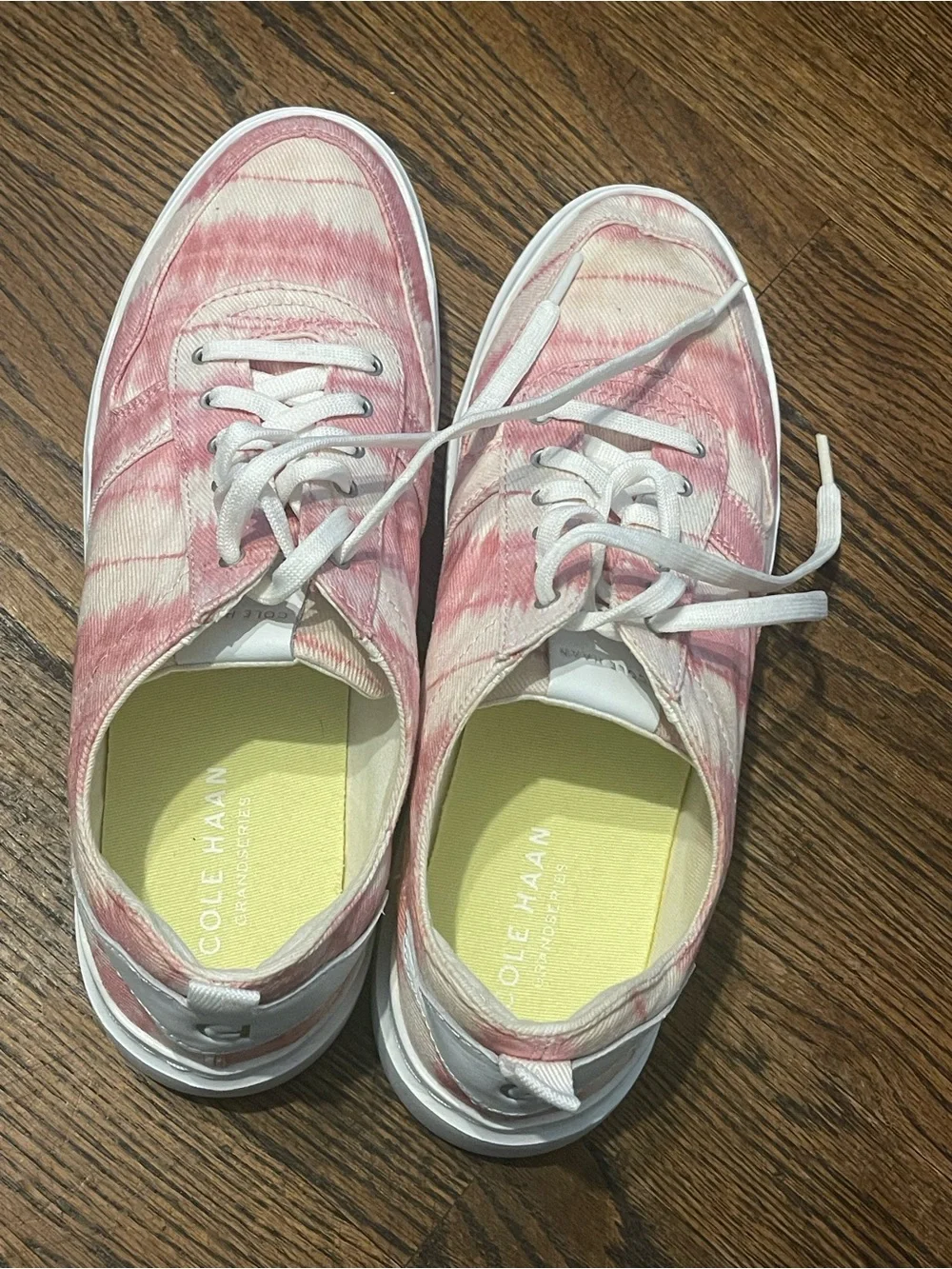 Cole Haan  casual women’s Pink Tie-Dye Low-Top Sneakers size 10 - Picture 10 of 16